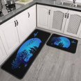 thumbnail image 2 of Happy Halloween Kitchen Mats Sets Of 2 Trick or Treat Kitchen Mats for Room Farmhouse Non-Slip Runner Rug Decorations for Porch Veranda Entryway (17x47in+30x17in), 2 of 7