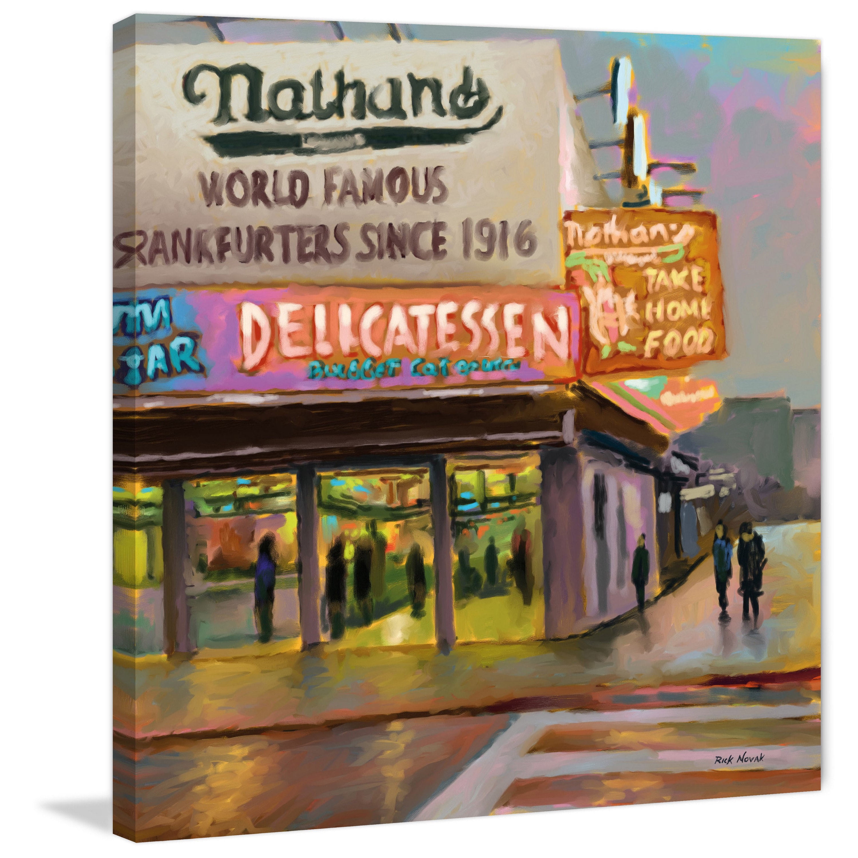 Marmont Hill "Nathans" by Rick Novak Painting Print on Wrapped Canvas