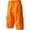 Orange, variant on Hat and Beyond Men's Basic Casual Comfort Fleece Cargo Sweat Shorts with Drawstring