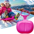 thumbnail image 1 of HUASHENG Popo Sliders Bob; Sledge With Handle; Children's Butt Slider Sledge Snow Slider Bob Snow Racer For Tobogganing & Sledging, 1 of 4