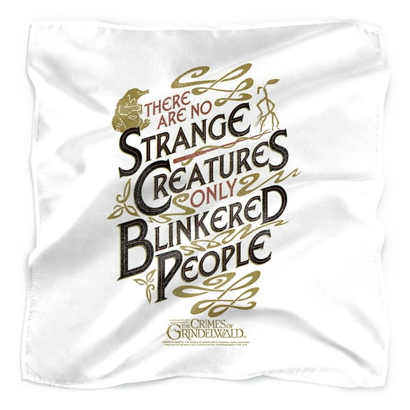 Fantastic Beasts: The Crimes of Grindelwald Blinkered People Bandana (21 in x 21 in)