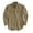 Khaki, variant on Men's Fr Solid Long Sleeve Button-Down Work Shirt Khaki XX-Large