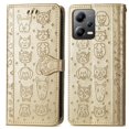 thumbnail image 1 of Funda Cartera FOXDOCK para XIAOMI POCO X5 , Flip PU con Relieve de Gatos y Perros, Tarjetero y Soporte, 1 of 6