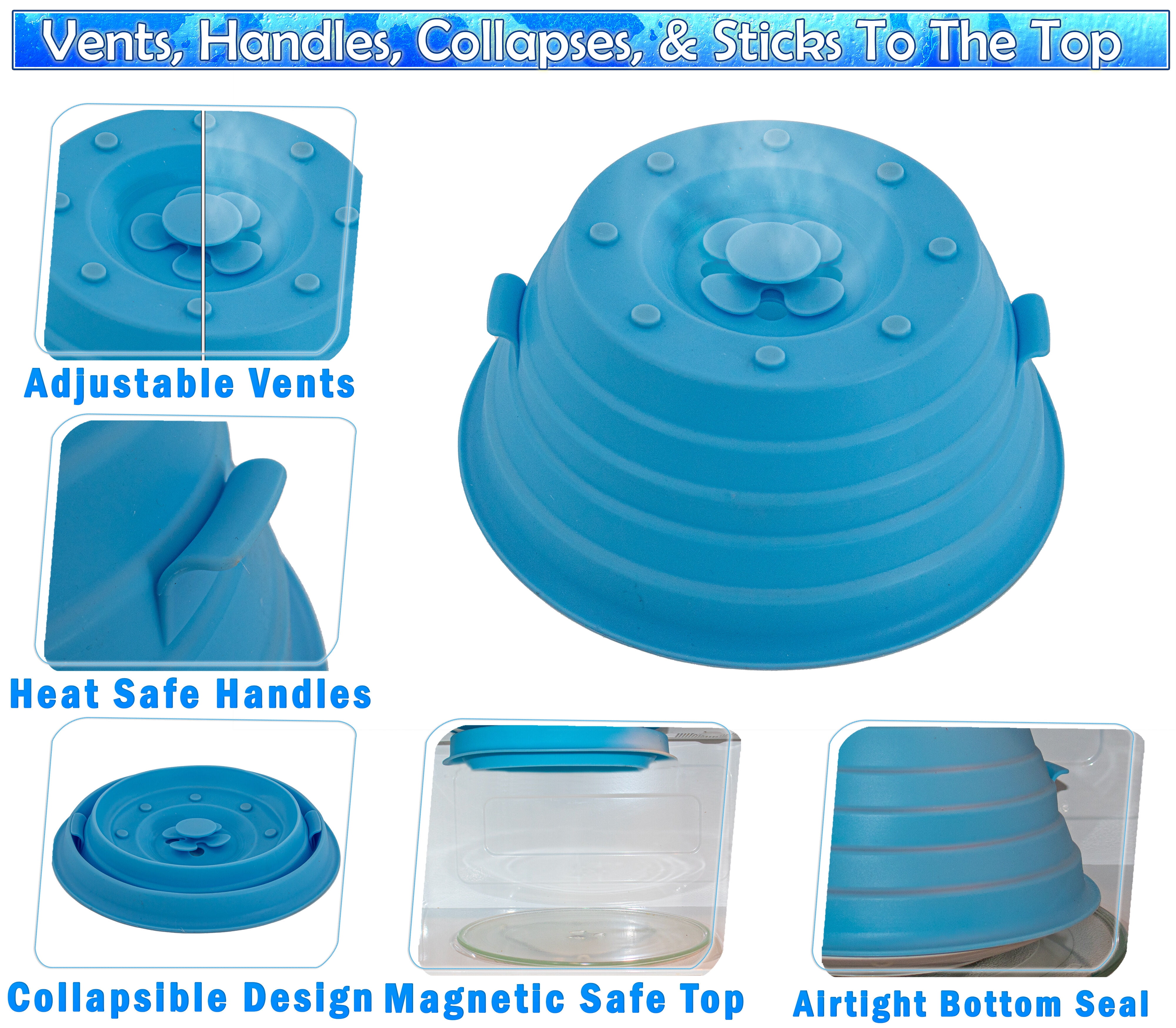 Vented Collapsible Microwave Cover – DoubleWave