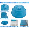thumbnail image 2 of 5 Star Super Deals Collapsible Silicone Magnetic Anti-Splatter Microwave Cover 2 Count, 2 of 9