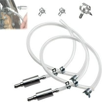 ZEPARO Brake Bleeder Hose- One Way Check Valve Tube Bleeding Tool Kit for Motorcycle Clutch, Brake Bleeder Kit for Hydraulic System Bleeding, One Way Brake Bleeder Valve for Car Motorbike(2pcs)