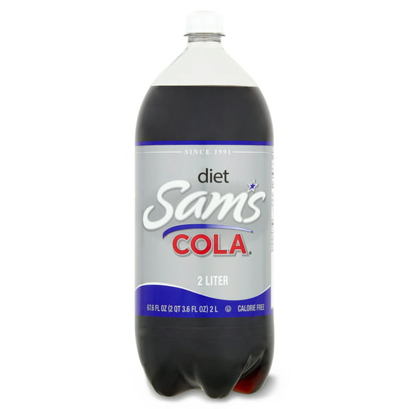 Sam's Cola Diet Soda, 2 Liter Bottle
