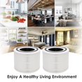 thumbnail image 3 of Flintar Core 300 Replacement Filters, Made in Taiwan, Compatible with LEVOIT Core 300-P, Core 300S Air Purifier, 3-in-1 H13 True HEPA Filter Replacem, 3 of 8
