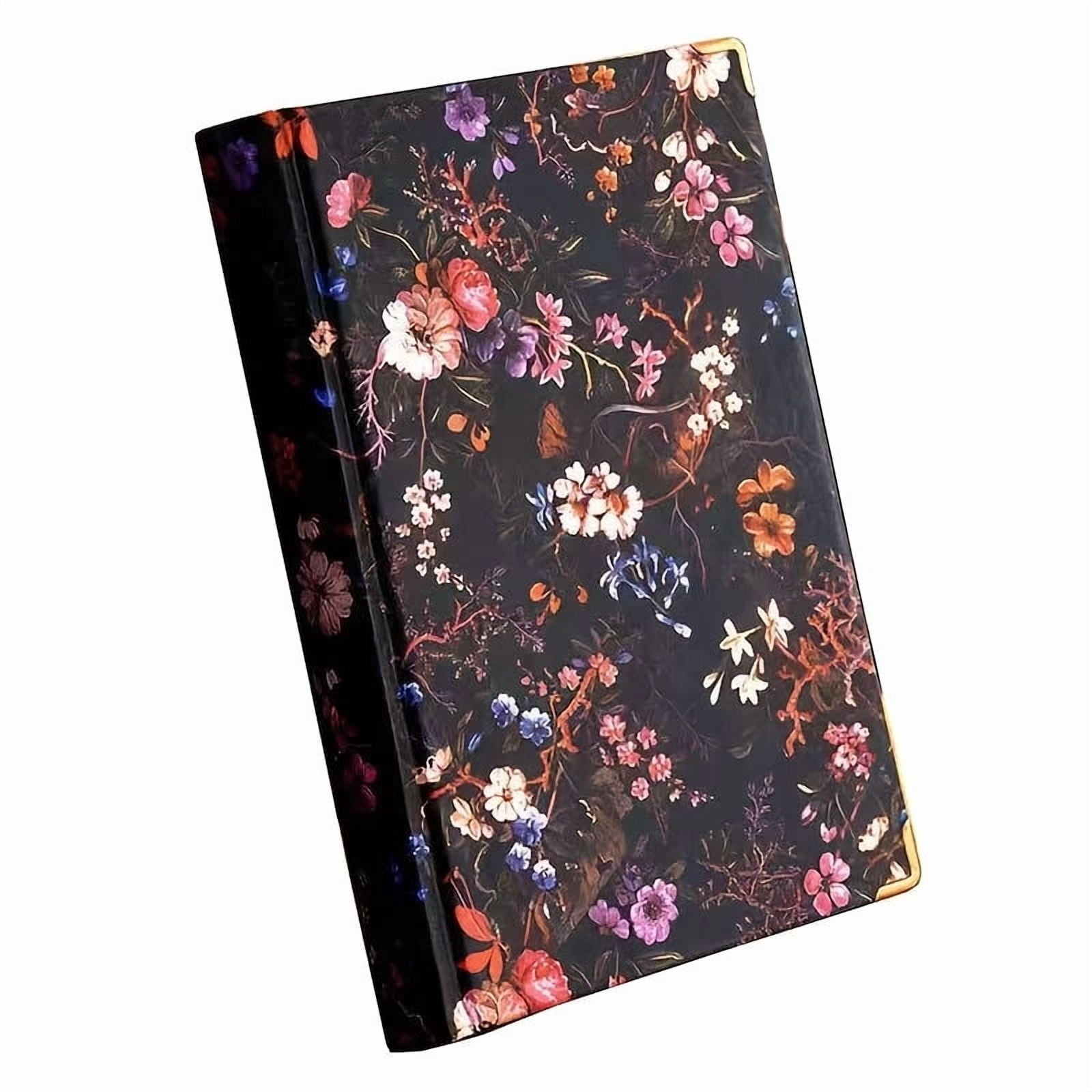 Fanruina vintage hardcover notebook for women with 388 pages, A5 size and thick blank kraft paper