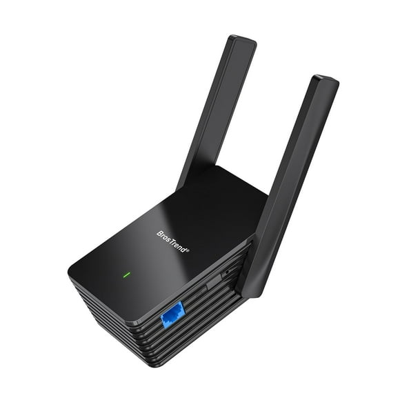 BrosTrend AX1500 WiFi 6 Universal WiFi to Ethernet Adapter with RJ45 Gigabit Port, Dual Band WiFi Bridge for PC, Printer, Smart TV, Blu-Ray Player, P