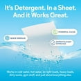 thumbnail image 3 of Earth Breeze Laundry Detergent Sheets, Fresh Scent Eco Sheets, 32 Count, 64 Loads (4 Pack), 3 of 5