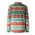 thumbnail image 4 of 2025 Men's Hoodless Sweatshirt Men's Winter Fleece Pullover Extra Long Sweatshirt Jacket Button Collar Oversized Sweatshirt for Men, 4 of 6