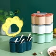 thumbnail image 2 of Reheyre Cat Paw Shape Seasoning Box - Large Capacity - Classify Storing Plastic Condiment Dispenser - 5 Grids - Kitchen Gadget, 2 of 8