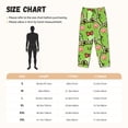 thumbnail image 3 of Fotbe Cute Green Frog Pantalones de Pijama para Mujer, Pantalones de Dormir, Pantalones Pj con Cordón y Bolsillos-X-Large, 3 of 6