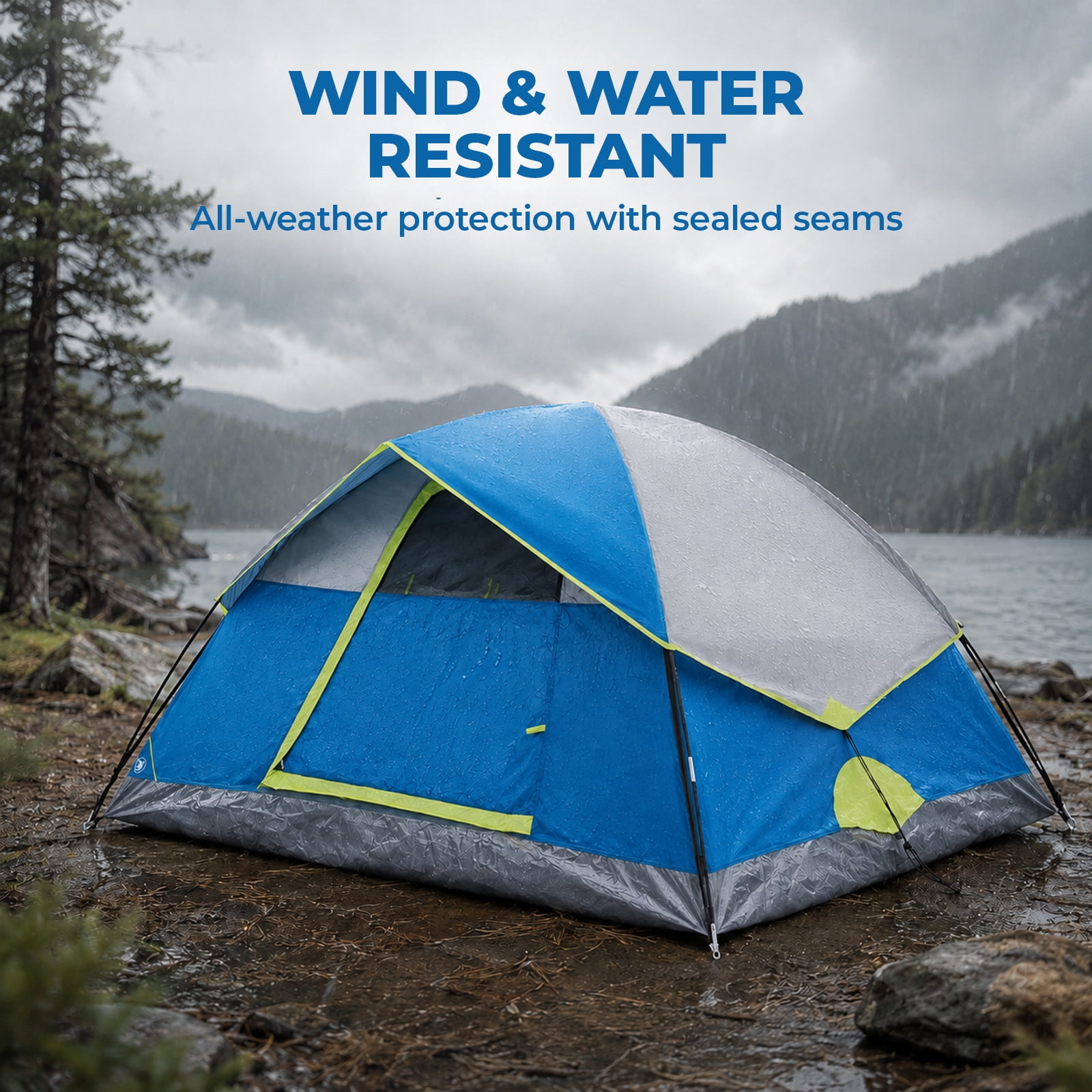 Alvantor Camping Tent for 2 Person, Waterproof Dome Tent,Spacious, Lightweight Portable Backpacking Tent for Outdoor Camping/Hiking
