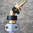 thumbnail image 2 of Kenally Conector de tubería de agua Conector de manguera y de 3/4 a 5/8 pulgadas con abrazaderas de tornillo de fijación Conector de Herramientas y ferretería Kenally TO004180-00, 2 of 6