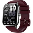 thumbnail image 1 of wonima44 Smart Watch for Men Women, 1.83" HD Touchsreen, Bluetooth Calling, 5 ATM Water-Resistance, 130+ Sports Modes, Health, Fitness & Sleep Tracker, Timer, Fitness Watch for Android/iOS (Red), 1 of 1