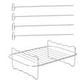 thumbnail image 3 of Lipstore Air Fryer Stand Metal Air Fryer Accessories for Vegetables Cookies Breakfast Rectangular Set, 3 of 8