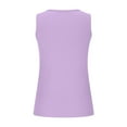thumbnail image 7 of Wdfiry Ribbed Round Neck Tank Shirts for Womens Breathable Slim Fit Anti-Wrinkle Tank Shirts Solid Color Sleeveless Tank Tops, 7 of 7