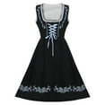 thumbnail image 3 of S LUKKC LUKKC Oktoberfest Costume for Women Dirndl Dresses Set German Oktoberfest Dress Up Outfits Bavarian Costume for Halloween Carnival Cosplay Dress Set, 3 of 7