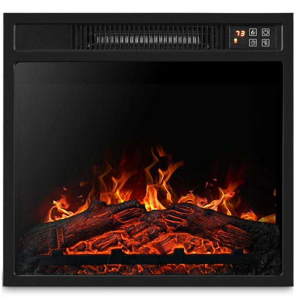 Belleze 18 Embedded Electric Fireplace Insert Remote Heater Glass View Adjustable Log Flame 1400w Black Com - Best Electric Fireplace Insert For Rv Belleze 18 Embedded Electric Fireplace Insert Remote Heater Glass View Adjustable Log Flame 1400w Black Com - Best Electric Fireplace Insert For Rv
