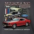 thumbnail image 3 of Wild Bobby Ford Mustang Untamed Spirit Mens Cars and Trucks Men Tee, 3 of 6