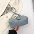 thumbnail image 4 of Bolso de mujer Cadena Y2K Bolsos de compras PU Hot Girls Punk Bag Purse (Azul claro), 4 of 7