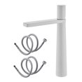 thumbnail image 4 of Grifo de baño de latón frío y caliente, grifo de agua con núcleo de cerámica, grifo mezclador para lavabo, manija única para cocina de Hotel RV largo, 4 of 8