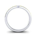 thumbnail image 4 of Diamond-Capitals 0.20 Ct Sparkle Round Cut Citrine Gemstone Anniversary Eternity Band for Women Solid 14K White Gold Size 6, 4 of 8