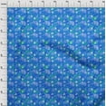 thumbnail image 3 of oneOone Cotton Cambric Blue Fabric Batik Craft Projects Decor Fabric Printed By The Yard 56 Inch Wide, 3 of 4