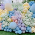 thumbnail image 2 of 50 Pcs Mixed Color Balloons Set, 12 Inch Candy Color Latex Balloons For Graduation, Wedding, Anniversary, Birthday Party Decoration, 2 of 5