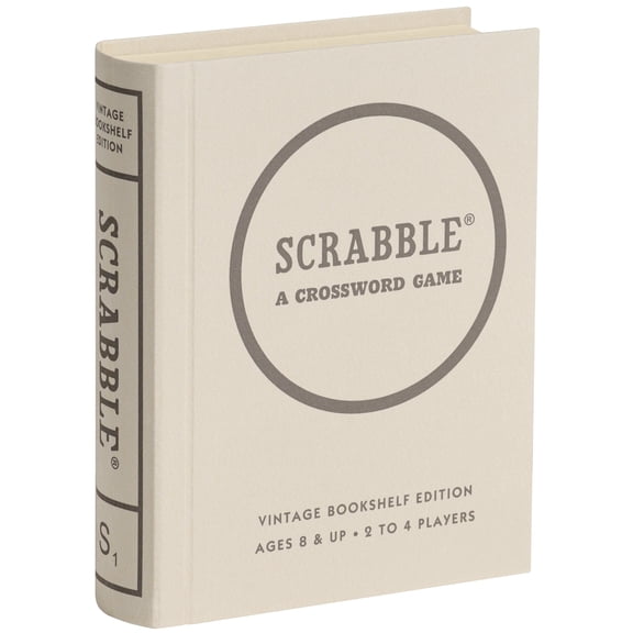 WS Game Company Scrabble Vintage Bookshelf Edition