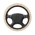 thumbnail image 3 of Haiem Boho Bunny Print Steering Wheel Cover 15 Inches for Women Men, Neoprene Anti-Slip Cute Car Steering Wheel Grip Wrap Car Accessories Protective Case Cover for Vehicle Truck SUV, 3 of 8