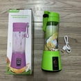 thumbnail image 2 of Janrevotw Multifunctional Juicer Cup Portable Mini Rechargeable Juice Cup Blender Milkshake And Smoothie Juicer Cup With 2 Sharp Blades 380ml, 2 of 10