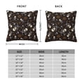 thumbnail image 2 of Yiaed Pirate Skulls Print Pillow Covers Super Soft Decorative Square Throw Pillow Covers Case Cushion Covers for Sofa Couch Bedroom Car Decor（No pillow core）-22"x22", 2 of 7