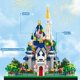 thumbnail image 2 of 1165pcs Architectural Castle Street View Series Assembled Gifts, Fantasy Fairy Tale Blue Castle Building Block Toy, Adult Children Home Decoration Ornaments, 2 of 4