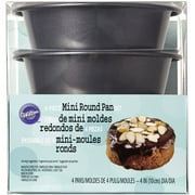 Wilton Bakeware 4" Mini Round Pan Set, 4 ct. 2105-0117