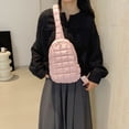 thumbnail image 3 of Bolso Bandolera Plisado  Acolchada Diario para Mujer Con Correa Ajustable, 3 of 6