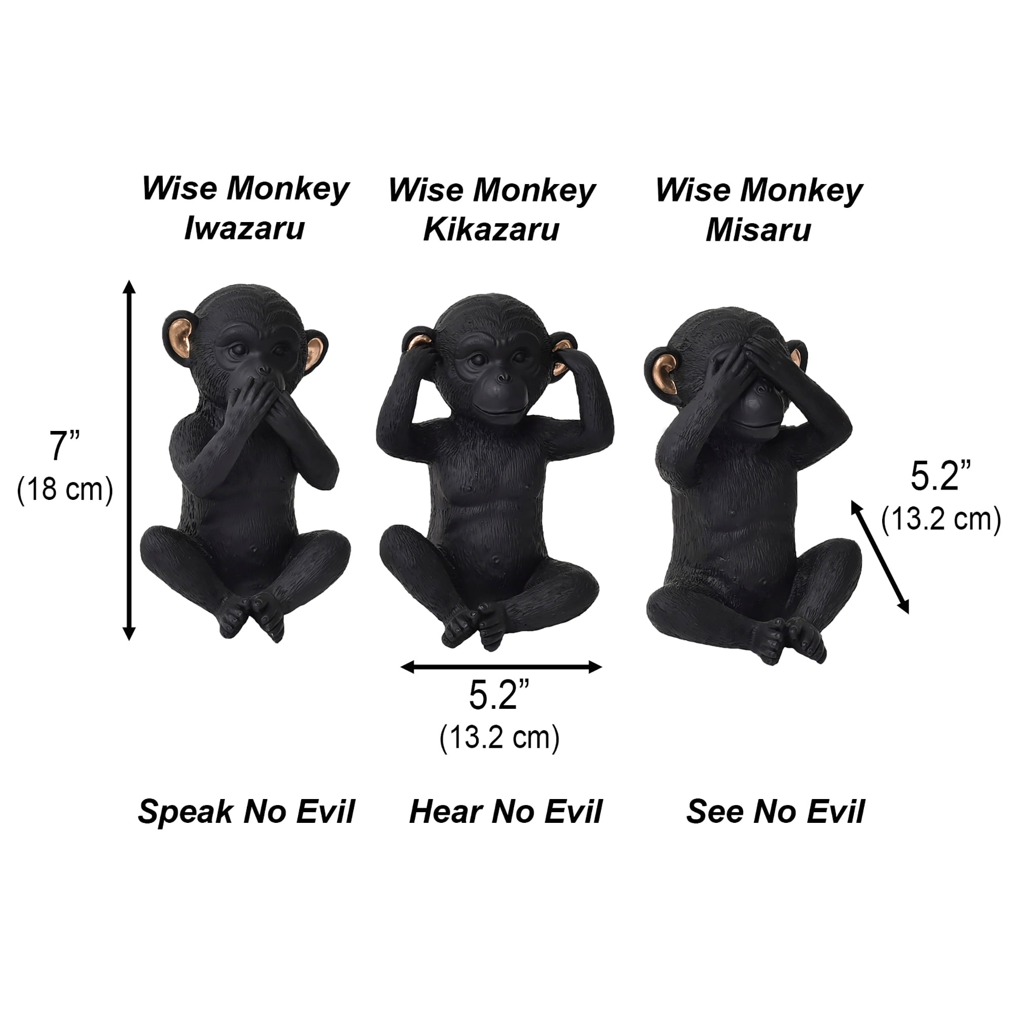 【未開封】「Wild Wise Apes」 未開封】「Wild Wise Apes」 Wild Three Wise Monkeys – Arte Attic