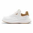 thumbnail image 7 of Men's White Black Chunky Platform Sneakers, Fashion Lace-Up Casual Dad Shoes, Non-Slip Thick Sole Walking Shoes for Daily Wear, Streetwear, 7 of 7
