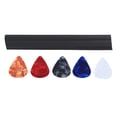 thumbnail image 3 of Guitar Picks Holder Clamp, Black Rubber Clip 5Pcs Pickup Musical Instrument Accessories  Accessory For Guitar Lovers, 3 of 8