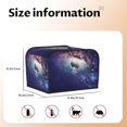 thumbnail image 5 of Daiia Planets Stars And Galaxies Pattern 4 slice Toaster Cover, Toaster Appliance Dust-proof Cover For Kitchen Small Appliance Dust Cover and Fingerprint Protection, 5 of 7