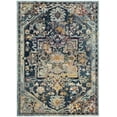 thumbnail image 2 of SAFAVIEH Savannah Dafina Faded Transitional Polyester Area Rug, Navy/Cream, 4' x 6', 2 of 6