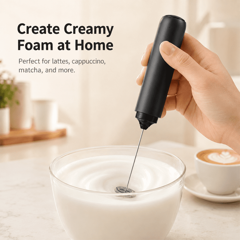 Amumu Rechargeable Handheld Milk Frother photo 5