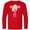 Red, variant on Inktastic Cheerleaders, Cute Girl, Blonde Hair, Cheerleading Long Sleeve Youth T-Shirt