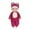 Burgundy, variant on Darzheoy 13 inch Interactive Baby Doll, Realistic Baby Doll That Can Talk, Laughs, Pacifier Toy, Crying Baby Doll Cute Sounds, Talking Baby Dolls for Toddlers Girls Ages 2 +