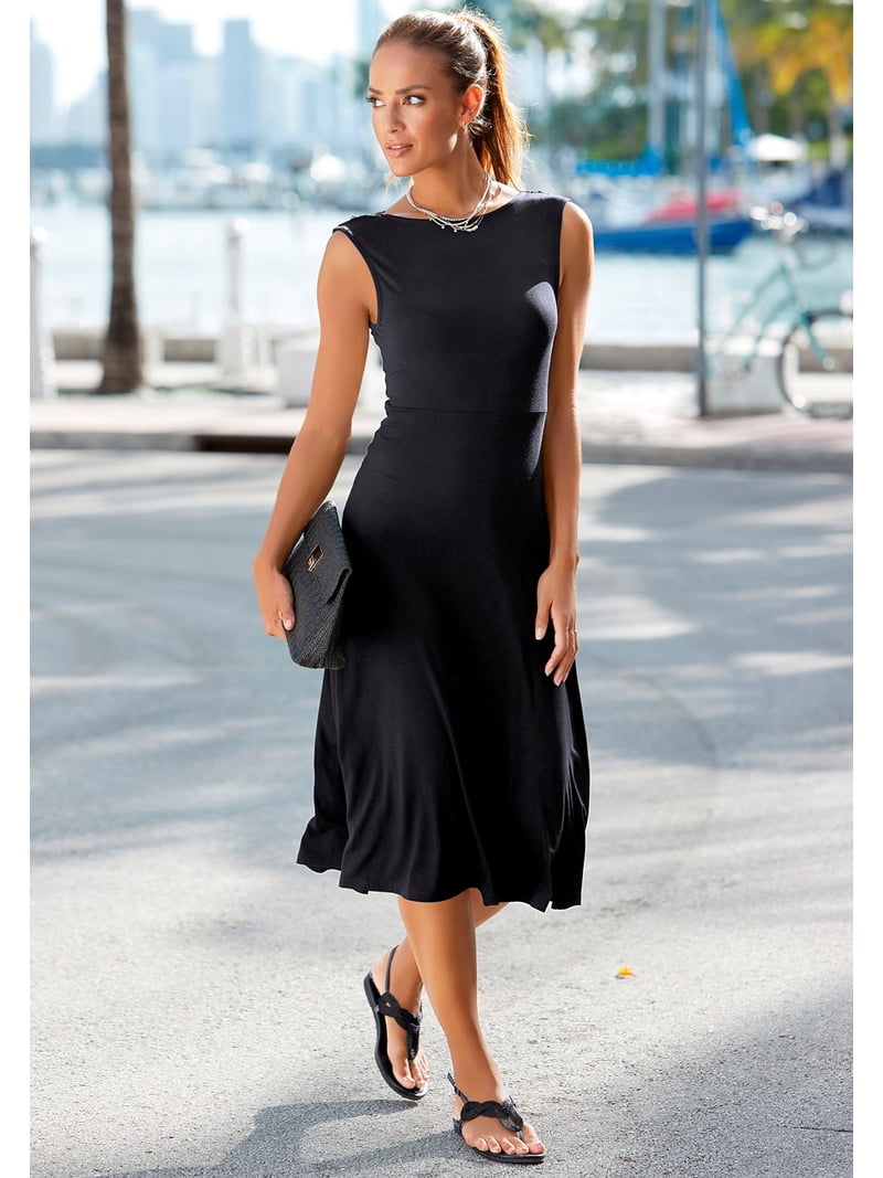 lascana black dress Plus Sweetheart Neck Backless Sequin Mermaid Dress – Curvepretty