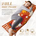 thumbnail image 7 of Honeii Happy Thanksgiving Three Gnomes Print Long Body Pillowcase 20x54 in,Body Pillow Cover with Zipper,Large Body Pillowcase,Soft Bed Decorative, 7 of 7
