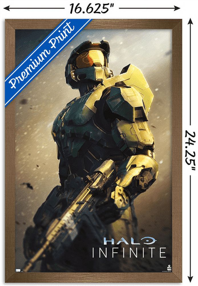 Halo Infinite - Become Wall Poster, 14.725" x 22.375", Framed