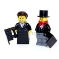 thumbnail image 2 of LEGO Holiday Minifigure - Carolers (Female and Male Combo), 2 of 5